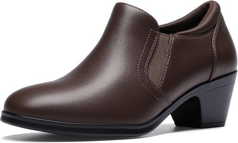 DREAM PAIRS Dress Work Shoes for Women Work Pumps Loafers | Classic pumps with a cushioned insole, stable heel support and non-slip outsole for office, commuting and everyday wear in Kuwait
