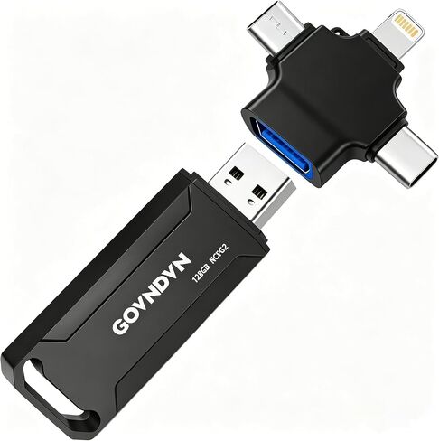 128GB Auto Backup Photo Stick for iPhone 17 & PC Real Capacity in Saudi Arabia
