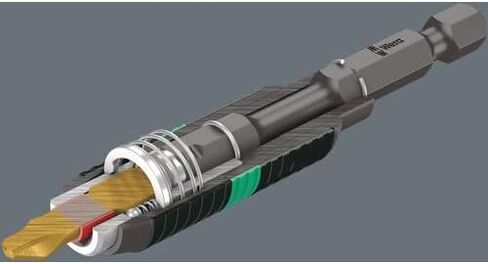 Wera 05056683001 840/1 Btz Hex-Plus Sw 3.0 X 25 Mm Bits For Hex Socket Screws in Kuwait