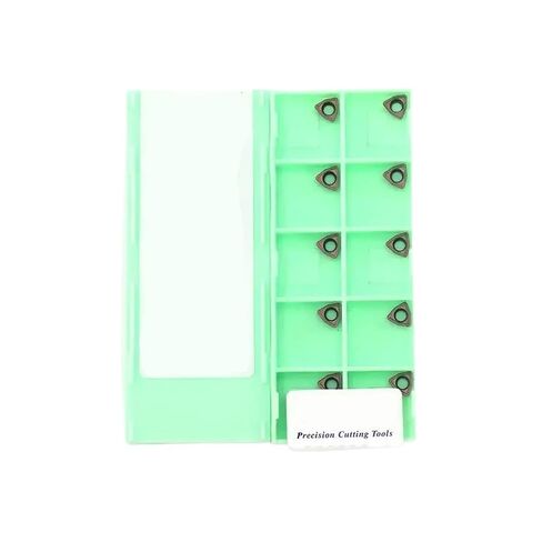 Indexable Lathe Carbide Insert 10PCS WCMX030208-MF LF6118 Drill Hard Alloy External Turning Tool Lathe Cutting in Kuwait