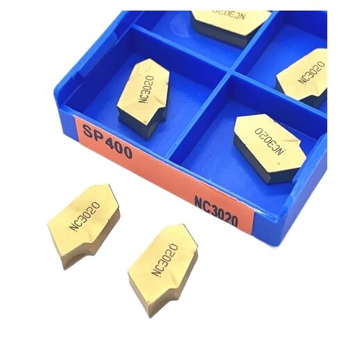 Indexable Lathe Carbide Insert SP200 SP400 NC3020/PC9030 Grooving Turning Tool Carbide for Stainless Steel(SP200 NC3020) in Kuwait