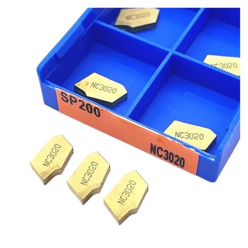 Indexable Lathe Carbide Insert SP200 SP400 NC3020/PC9030 Grooving Turning Tool Carbide for Stainless Steel(SP200 NC3020) in Kuwait