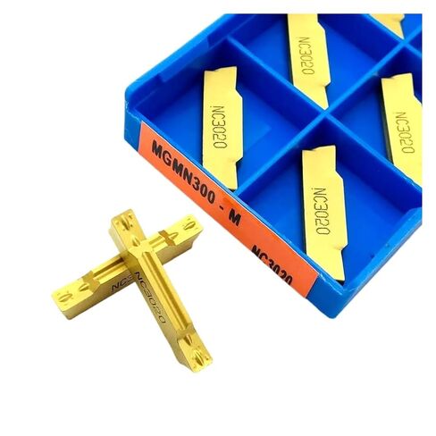 Indexable Lathe Carbide Insert 10PCS MGMN300-M NC3020 PC9030 NC3030 Hard Alloy Grooving External Tool Cutting(MGMN300-M NC3020) in Kuwait