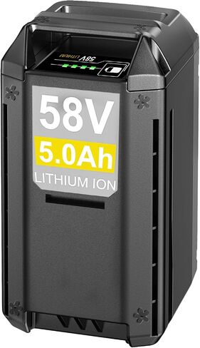 DTK Battery Replacement for Echo 58V 5.0Ah Battery CBP-58V40 CBP-58V CHT-58V CDST-58V Cordless Tool in Kuwait
