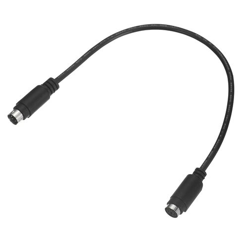 MECCANIXITY PS/2 Mouse and Keyboard Extension Cable 6Pin 0.98 Feet Male to Female for PC, Black in Kuwait