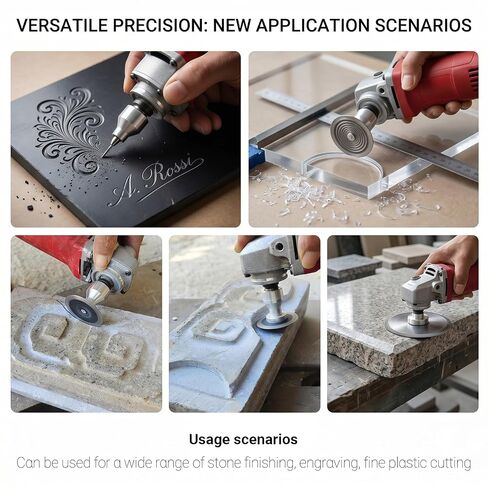Diamond Mini Saw Blade Set 30/40/50mm with Removable 5/8-11 Flange, Engraving Cutting Disc for DIY Granite Marble Porcelain Ceramic Concrete Stone in Kuwait