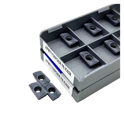 Indexable Lathe Carbide Insert 10PCS APMT1135-76 IC928 Hard Alloy External Turning Tool Milling Cutter Machine in Kuwait