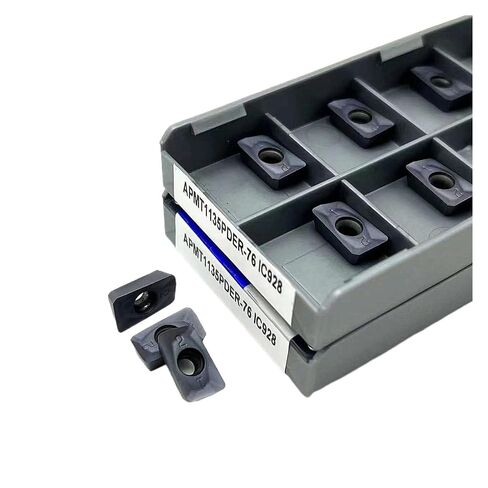 Indexable Lathe Carbide Insert 10PCS APMT1135-76 IC928 Hard Alloy External Turning Tool Milling Cutter Machine in Kuwait
