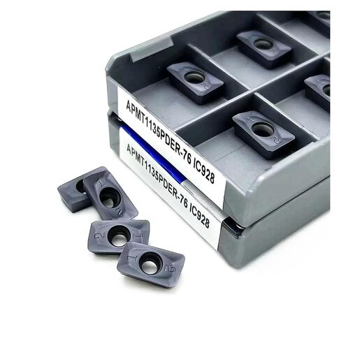 Indexable Lathe Carbide Insert 10PCS APMT1135-76 IC928 Hard Alloy External Turning Tool Milling Cutter Machine in Kuwait