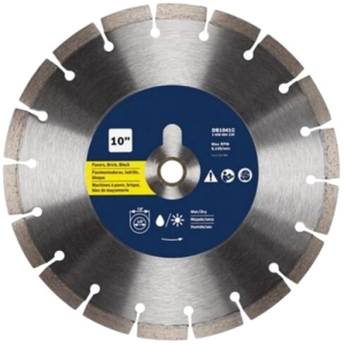 DB1041 10 Inch Segmented Diamond Circular Saw Blade - for Bosch Power Saws Cutting Blade Accessories in Kuwait