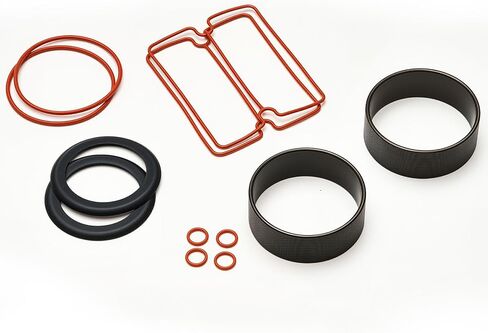 VEVOR Air Compressor Cylinder Sleeve & Compression Ring Kit, Stainless Steel Air Compressor Replacement Parts, Head Gaskets, Cylinder O-Rings, Sleeves, Piston Rings, Fits 5.2 CFM Compressors in Kuwait