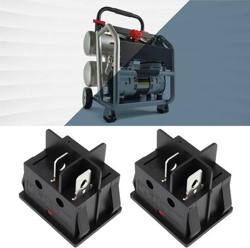 2 Pack Air Compressor On Off Rocker Switch Compatible with Husky 27 x 21.5 mm Panel Mount 16A 250V 20A 125V in Kuwait