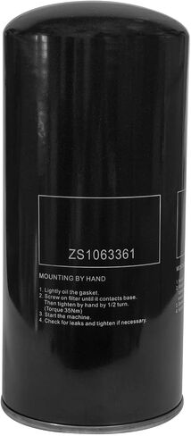 ZS1063361 Oil Filter is Suitable for Gardner Denver ESM55/75 Air Compressor Replacement Parts in Kuwait