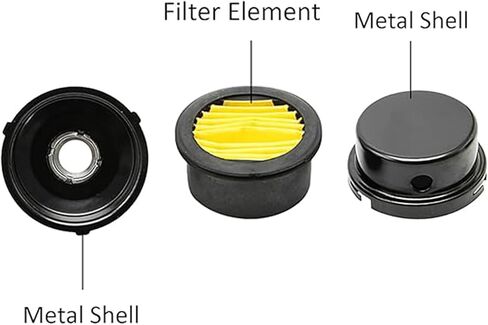 HL018200AV Air Compressor Silencer Filter Metal 20mm Thread 1/2"PT 20mm For C-ampbell H-ausfeld Husky Sears Air Compressor in Kuwait