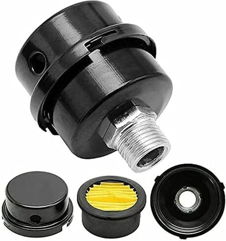 HL018200AV Air Compressor Silencer Filter Metal 20mm Thread 1/2"PT 20mm For C-ampbell H-ausfeld Husky Sears Air Compressor in Kuwait