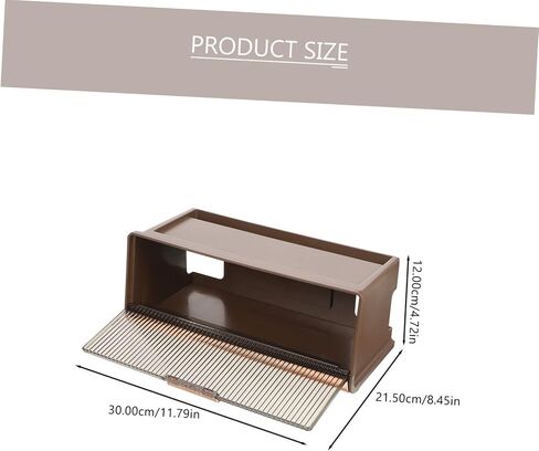 Wifi Router Storage Box Wall Mount Organizer Cable Hider for Router Medium Mocha Brown Decorative and Functional for Home Office in Kuwait