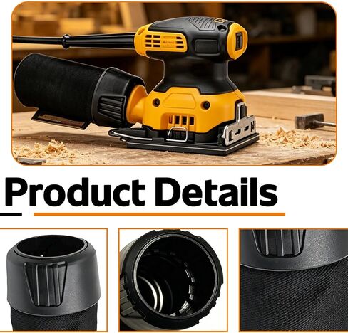 N273733 Sander Dust Bag Assembly for DeWalt Hand Sander Collector | Replacement dust collector bag collects sanding dust, wood chips and fine debris to help keep DIY woodworking areas cleaner. in Kuwait