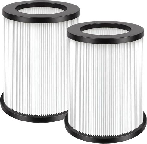 2 Pack VF4000 Replacement Filter Compatible with RIDGID Wet/Dry Vacuum | for Standard Wet/Dry Vac Filter | Wet Dry 5-20 Gal | 6-9 Gal Husky Vacuum | Craftsman Vacs in Kuwait