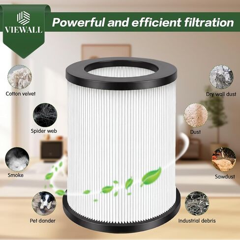 2 Pack VF4000 Replacement Filter Compatible with RIDGID Wet/Dry Vacuum | for Standard Wet/Dry Vac Filter | Wet Dry 5-20 Gal | 6-9 Gal Husky Vacuum | Craftsman Vacs in Kuwait