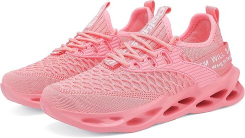 Women's Running Shoes, Breathable Mesh Blade Sneakers, Lightweight Non-Slip Athletic Shoes for Gym Jogging Casual, 3 Colors, EU 36-42 in Kuwait