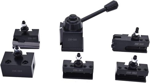 OXA Wedge Type Tool Post Set 250-000, Tool Post for Mini Lathe Up to 8 CNC Lathe Tool Holder in Kuwait