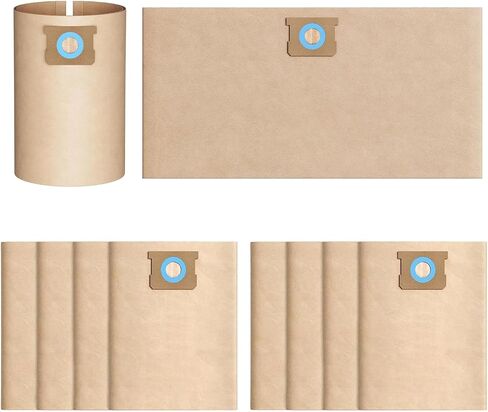 10 Pack DXVA19-4101 Shop Vac Bags For DEWALT 6, 8, 9 and 10 Gallon Dust Bag | for 6-10 Gallon Shop Vac and Most Larger Wet/Dry Replacement Parts Accessories in Kuwait