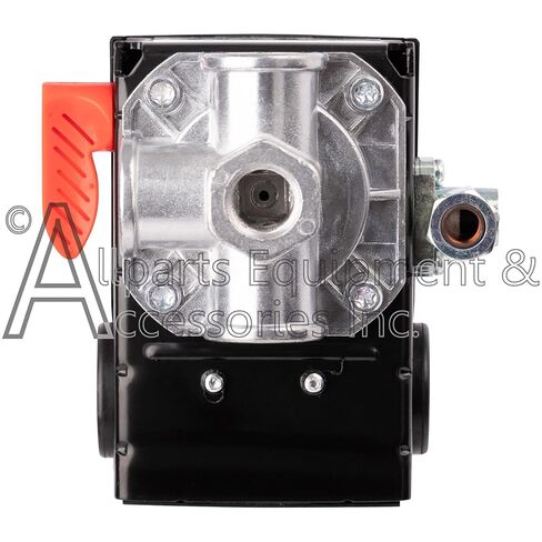 AC-0746 Pressure Switch 4-Port 110-135 PSI 2-Pole 120-240V Compatible with Craftsman, DeVilbiss, and Porter Cable Air Compressor Units in Kuwait