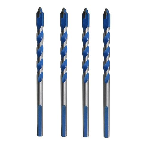 4PCS 15/64 Inch Solid Carbide Masonry Drill Bit Set Concrete Drill Bits Multifunctional for Glass Tile Cement Plastic Wood in Kuwait