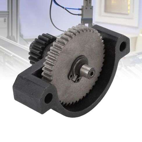 Cryfokt Mini Lathe Gear with Mount, Flexible Drive Variable Speed Gear Replacement for 0618 CJ18 CJ0618A 0618 3B 8x14 7x10 7x12 7x14 Mini Lathe Spindle, Easy to Install in Kuwait