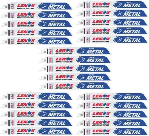 LENOX Tools LAZER Metal Cutting Reciprocating Saw Blade, Bi-Metal, 9-inch, 14 TPI, 25/PK in Kuwait