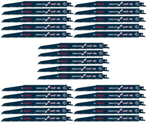 Bosch RDN9V 25P 9-Inch 5/8T Demolition reciprocating Saw Blades - 25 Pack in Kuwait
