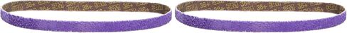 Cubitron 3M II File Belt, 33445, 60+ Grit, 1/2 in x 18 in, 10 File Belts, Resin Bonded, Spot Weld Removal, Pack of 2 in Kuwait