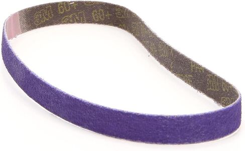 Cubitron 3M II File Belt, 33445, 60+ Grit, 1/2 in x 18 in, 10 File Belts, Resin Bonded, Spot Weld Removal, Pack of 2 in Kuwait