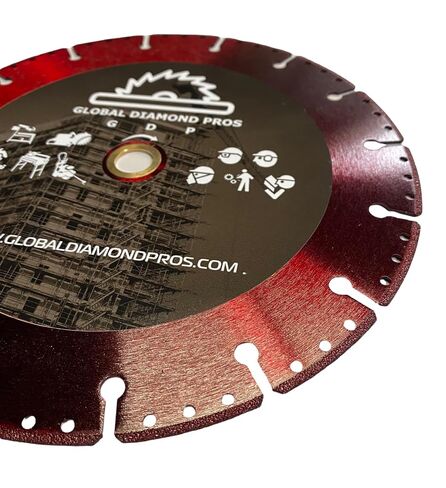 9" Battery Fire Rescue Diamond Blade Safety All Cut Demolition Diamond Saw Blade Cordless Battery Cut Off Saw Fire Safety Blade- 3Pack in Kuwait