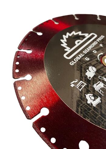9" Battery Fire Rescue Diamond Blade Safety All Cut Demolition Diamond Saw Blade Cordless Battery Cut Off Saw Fire Safety Blade- 3Pack in Kuwait