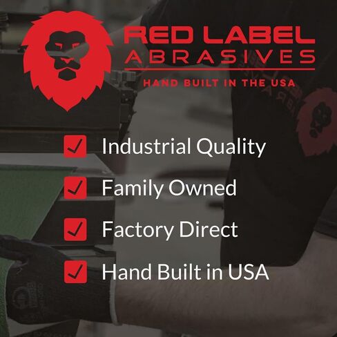Red Label Abrasives 3 X 21 Inch 60 Grit Aluminum Oxide Multipurpose Sanding Belts, 8 Pack in Kuwait