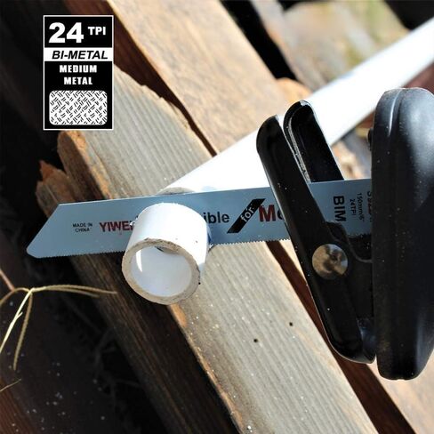 Toolman Reciprocating Saw Blades Universal Fit 6" for Metal, Aluminum, PP Pipe, ABS S922AF in Kuwait