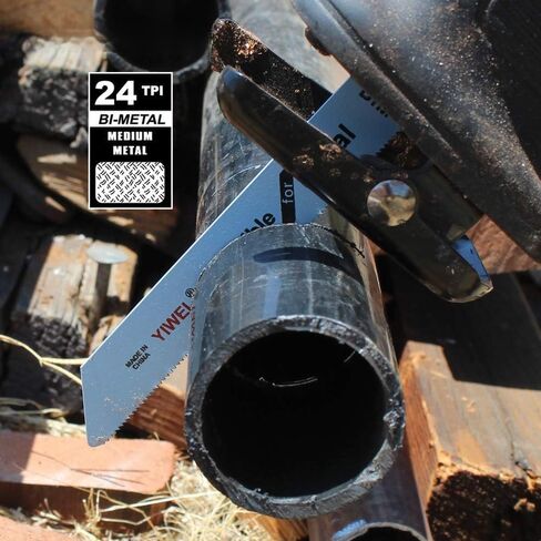 Toolman Reciprocating Saw Blades Universal Fit 6" for Metal, Aluminum, PP Pipe, ABS S922AF in Kuwait