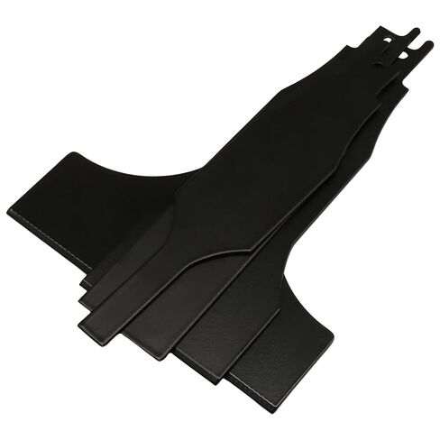 4 PCS Reciprocating Saw Scraper Blade Set, Black Finish | Premium Stainless Steel, Tile Grout Removal, Wall Cleaning & Metal Derusting, Compatible with Most Saber Saws in Kuwait