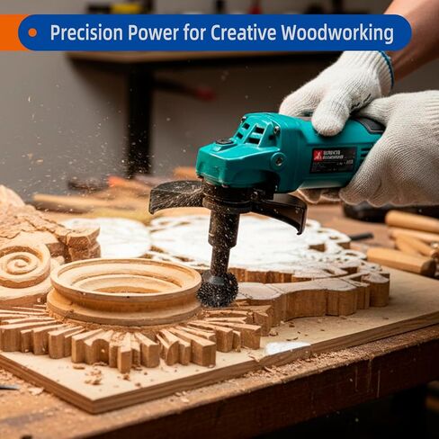 3Pcs Sphere Rotary Burr Set, 5/8-11 Thread Grinder Attachment | 3Pcs Sphere Rotary Burr Set, 5/8-11 Thread Ball Gouge Grinder Attachment for 4-1/2" & 5" Angle Grinder, Wood Carving Tools. in Kuwait