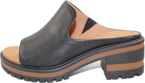 Salvia Women's Harper in Black Pebble Nappa Leather - size 37 M in Kuwait