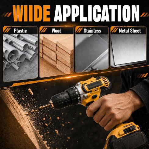 6-Piece M35 Cobalt Stubby Drill Bits, Short Drill Bits with 1/4" Hex Shank for Quick Chucks & Impact Drivers, Cobalt Drill Bit Set for Hardened Steel Carbide Wood Plastic（Sizes 3/32"-3/8" ） in Kuwait