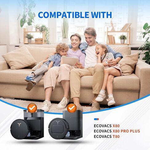 OYSTERBOY Replacement Dustbin Collection Box Compatible with Ecovacs Deebot X8 Pro, X8 Pro Plus, T80 Robot Vacuum Cleaner in Kuwait