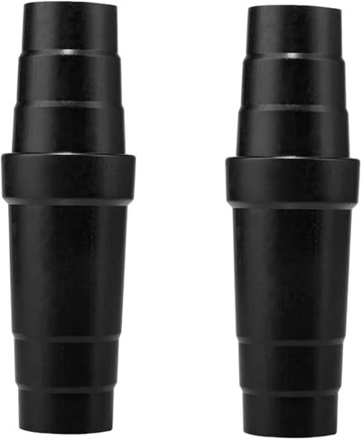 2Pcs Black Vacuum Cleaner Hose Adapter Easy To Use Vacuum Cleaner Conversion Vacuum Hose Reducers ABS Material Hose Coupler Universal Vacuum Hose Reducer，Vacuum Parts and Accessories，Vacuum Hoses in Kuwait