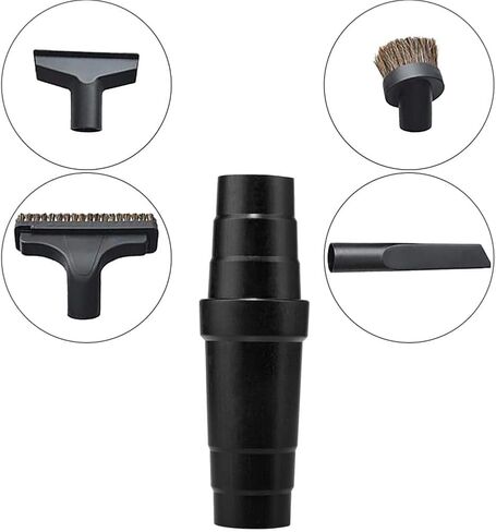 2Pcs Black Vacuum Cleaner Hose Adapter Easy To Use Vacuum Cleaner Conversion Vacuum Hose Reducers ABS Material Hose Coupler Universal Vacuum Hose Reducer，Vacuum Parts and Accessories，Vacuum Hoses in Kuwait