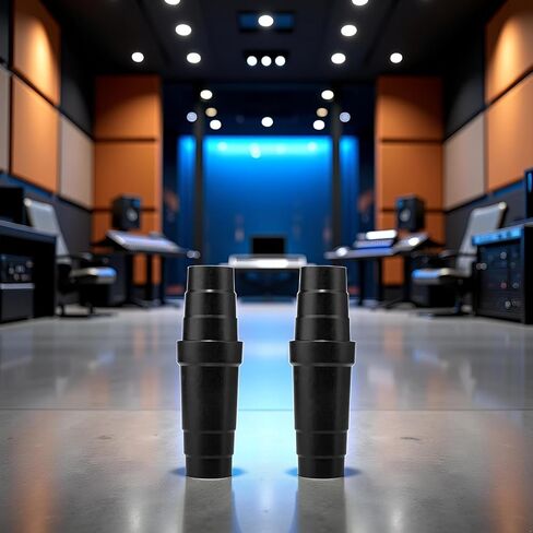 2Pcs Black Vacuum Cleaner Hose Adapter Easy To Use Vacuum Cleaner Conversion Vacuum Hose Reducers ABS Material Hose Coupler Universal Vacuum Hose Reducer，Vacuum Parts and Accessories，Vacuum Hoses in Kuwait