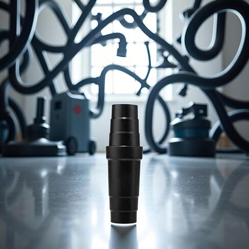 2Pcs Black Vacuum Cleaner Hose Adapter Easy To Use Vacuum Cleaner Conversion Vacuum Hose Reducers ABS Material Hose Coupler Universal Vacuum Hose Reducer，Vacuum Parts and Accessories，Vacuum Hoses in Kuwait