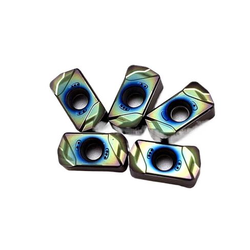 Indexable Lathe Carbide Insert 10PCS LNMU0303-MJ KT7030 Hard Alloy Internal Turning Tool Double-Sided Fast Cutting Lathe in Kuwait