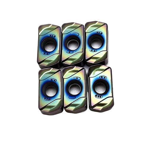 Indexable Lathe Carbide Insert 10PCS LNMU0303-MJ KT7030 Hard Alloy Internal Turning Tool Double-Sided Fast Cutting Lathe in Kuwait
