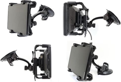 Ramtech Car Truck GPS Windshield Mount, Suction Cup Holder with Adjustable Bracket, Fits Device and Magnetic Mount, Compatible with 8 Inch Garmin Dezl OTR800, DriveSmart 86, RV 890, Dezl LGV800, WMB7 in Saudi Arabia
